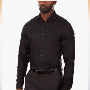 Calvin Klein Infinite Wrinkle Free Men's Black Dress Shirt 16/32/33